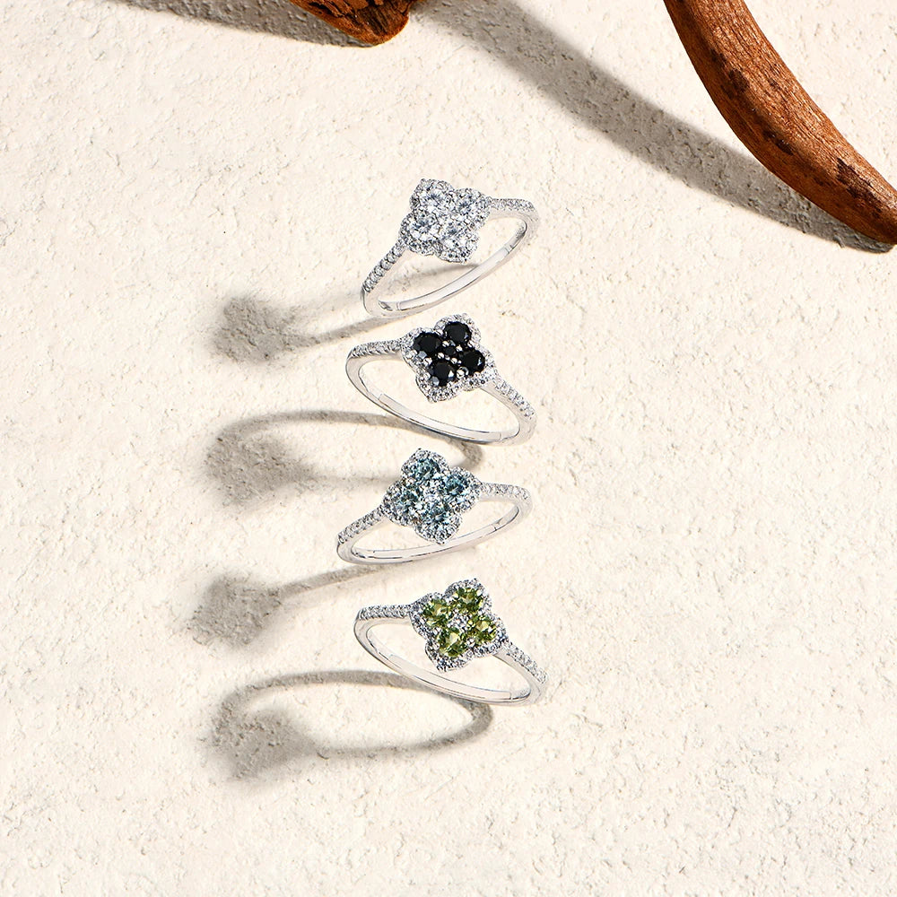 Classic Moissanite Engagement Ring