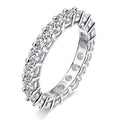 Serenity Moissanite Row Ring