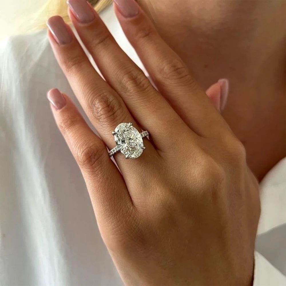 Oval Solitaire Signature Ring
