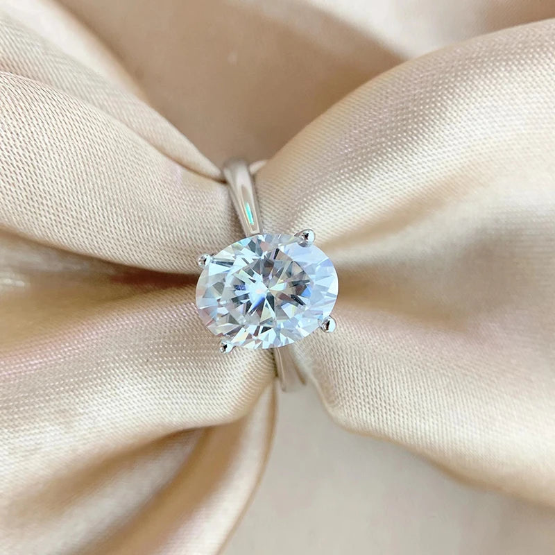 Oval Cut Pavé Engagement Ring