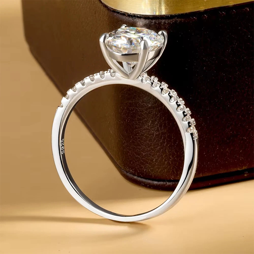 Oval Solitaire Signature Ring