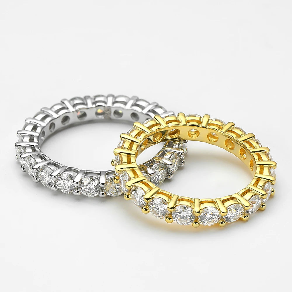 Serenity Moissanite Row Ring