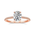 Oval Cut Moissanite Engagement Ring